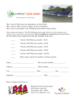 to sign up for Wellspring Renewable Solar Energy