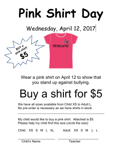 Pink Shirt Day