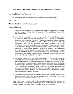 Looping Through the Constitution