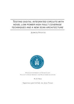 testing digital integrated circuits with novel low power high fault