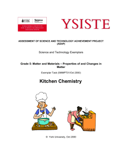 Task Overview - ASAP Science and Technology Exemplars