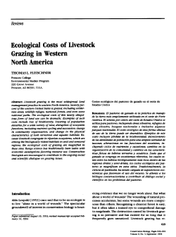 Ecological Costs of Livestock Grazing in Western North America