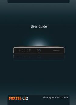FOXTEL iQ2 - Foxtel Community