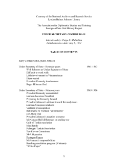 Ball, George - Association for Diplomatic Studies and Training