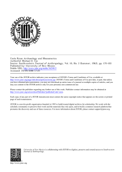 Test "Title" - Department of Anthropology and Archaeology