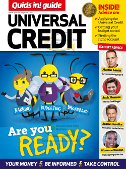 Read our Universal Credit Magazine here