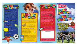 Adopting a healthy lifestyle