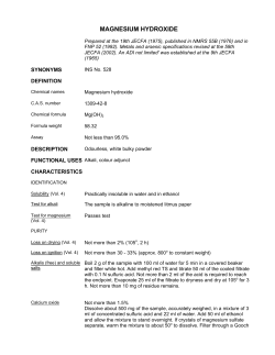 MAGNESIUM HYDROXIDE