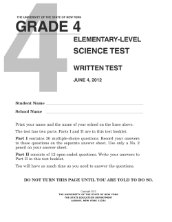 grade 4 - Regents