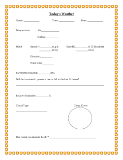 Today`s Weather Data Form