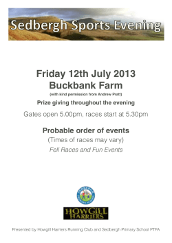 Friday 12th July 2013 Buckbank Farm