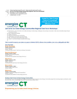 Clean Energy Workshop - LedyardDevelopment.com