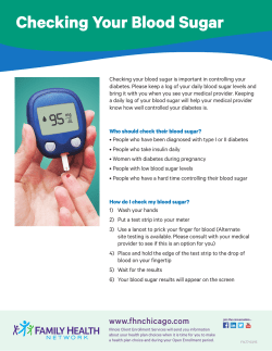 C1479–0315_Checking Your Blood Sugar.indd