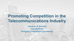 Promoting Competition in the Telecommunications Industry