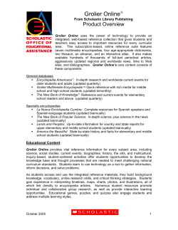 Grolier Online