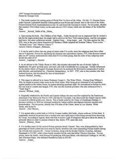 Georgia Tech - Collegiate Quizbowl Packet Archive