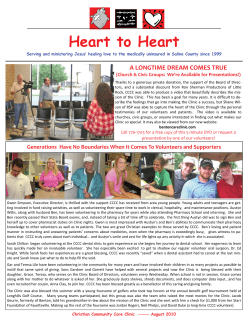 Heart to Heart - Christian Community Care Clinic