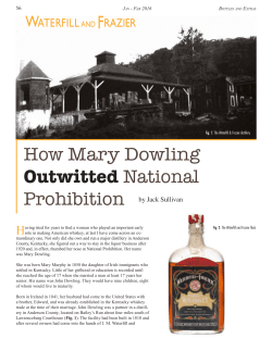 How Mary Dowling Outwitted National Prohibition