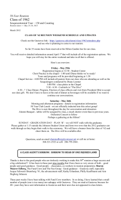 93 Class Letter - Gustavus Adolphus College