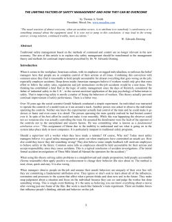 Limiting factors of safety