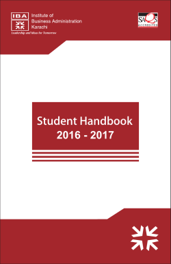 Student Handbook 2016-17