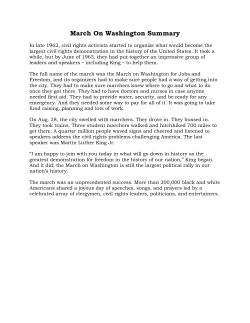 March on Washington - Thompson School District