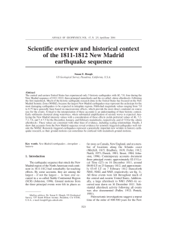 Scientific overview and historical context of the 1811