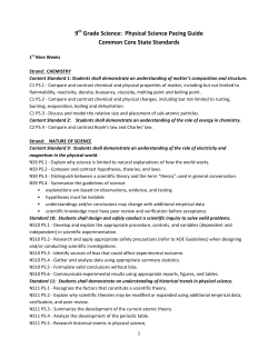 9th Grade Physical Science