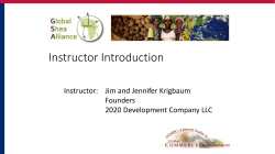 Entrepreneurship 101 - Global Shea Alliance