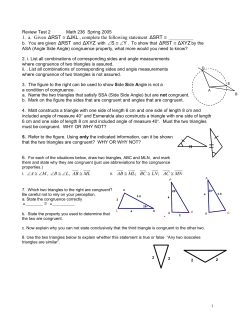 1. a. Given , complete the following statement