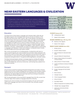 Fact Sheet - College of Arts and Sciences