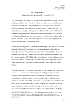 The Ladies of Ely. - Queen`s University Belfast