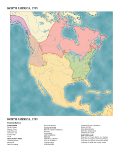 north america, 1783 north america, 1783