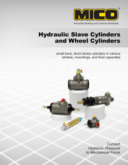 Hydraulic Slave Cylinders and Wheel Cylinders