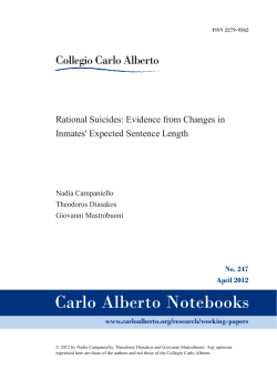 Evidence from Changes in Inmates` Expected Sentence Length