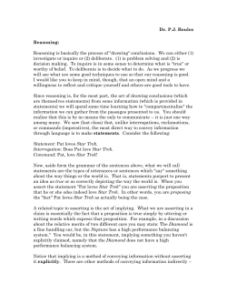 Inference Stuff - University of Windsor