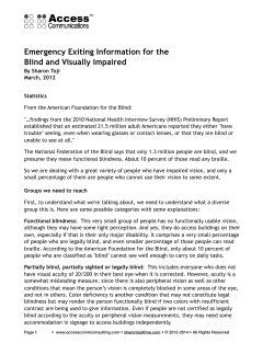 Emergency Exiting Information