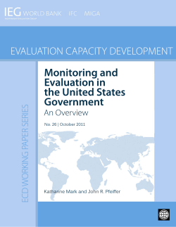 An Overview - World Bank Group