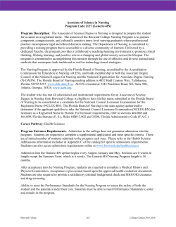 Associate of Science in Nursing Program Code