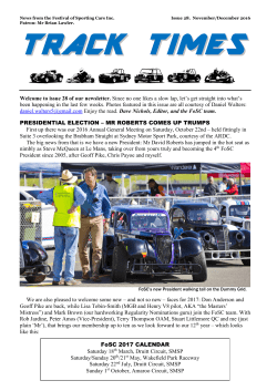 THE GARAGE DOOR - Festival of Sporting Cars