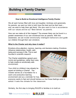 Building a Family Charter