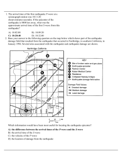 everything-earthquakes