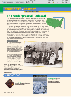 The Underground Railroad