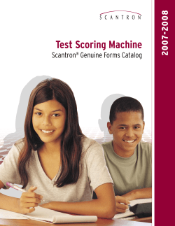 Test Scoring Machine