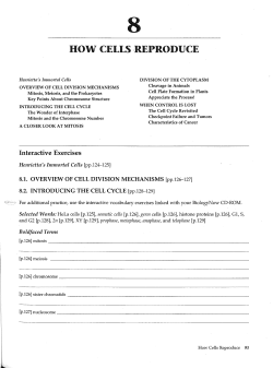 how cells -reproduce