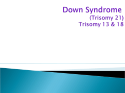 Chromosome abnormalities
