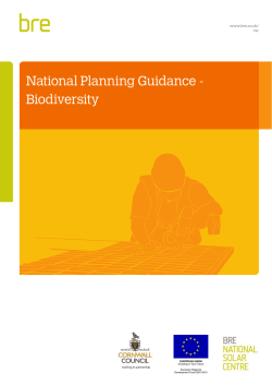 National Planning Guidance - Biodiversity