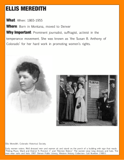 ellis meredith - History Colorado