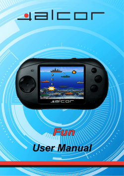 Alcor Fun manual