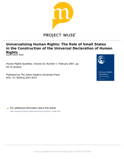 Universalizing Human Rights